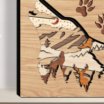 Intra απο ξύλο plywood 3mm-4mm πάχος 9 Design Multilayer Scene Art Δίασταση 30x20 cm INTRAFABR-96491182 - Image 4