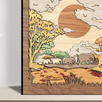 Intra απο ξύλο plywood 3mm-4mm πάχος 9 Design Multilayer Scene Art Δίασταση 30x20 cm INTRAFABR-96491182 - Image 6