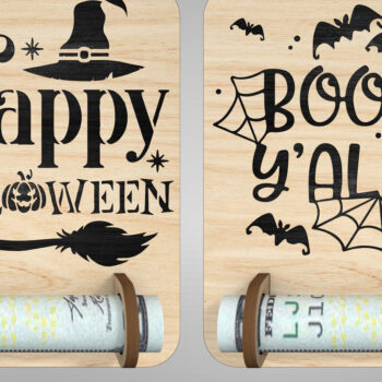 Intra απο ξύλο plywood 3mm-4mm πάχος Halloween Money Holder Δίασταση 15x15 cm INTRAFABR-110169737 - Image 4