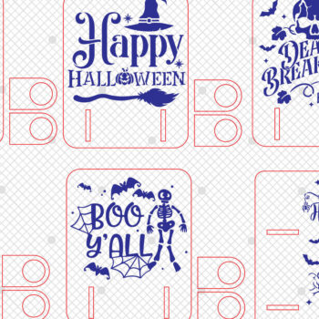 Intra απο ξύλο plywood 3mm-4mm πάχος Halloween Money Holder Δίασταση 15x15 cm INTRAFABR-110169737 - Image 7