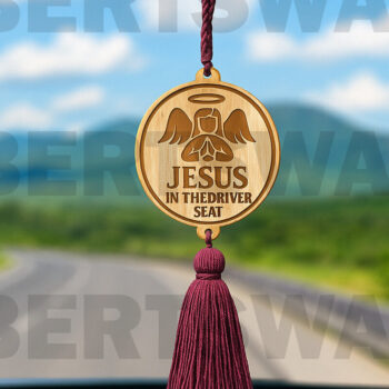 Intra απο ξύλο plywood 3mm-4mm πάχος Κρεμάστρα Αυτοκινήτου Δέσμη - Christian Δίασταση 3x3 cm INTRAFABR-124433591 - Image 4