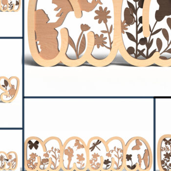 Intra απο ξύλο plywood 3mm-4mm πάχος Mother;'s Day Δίασταση 15x15 cm INTRAFABR-120628699 - Image 1