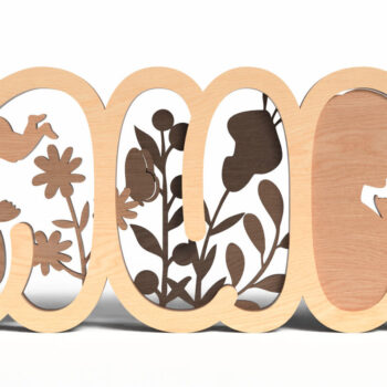 Intra απο ξύλο plywood 3mm-4mm πάχος Mother;'s Day Δίασταση 15x15 cm INTRAFABR-120628699 - Image 2