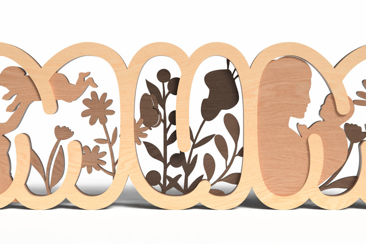 Intra απο ξύλο plywood 3mm-4mm πάχος Mother;'s Day Δίασταση 15x15 cm INTRAFABR-120628699 - Image 2