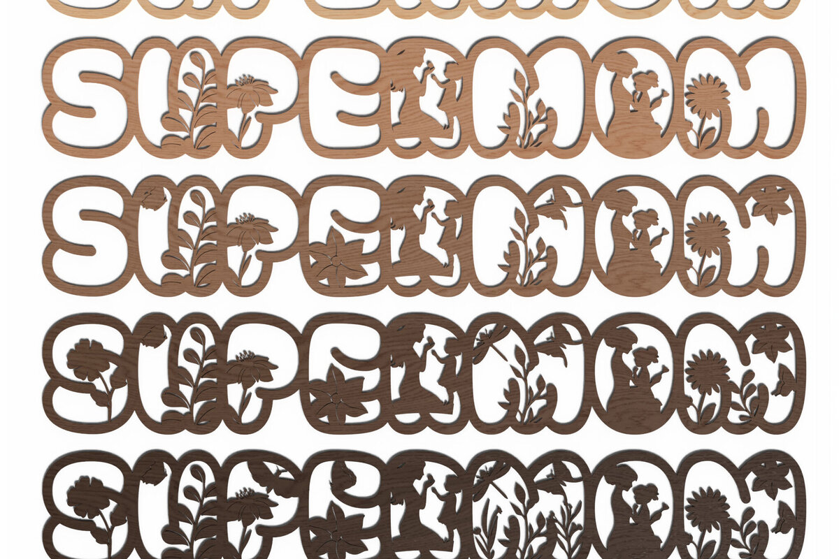 Intra απο ξύλο plywood 3mm-4mm πάχος Mother;'s Day Δίασταση 15x15 cm INTRAFABR-120628699 - Image 5