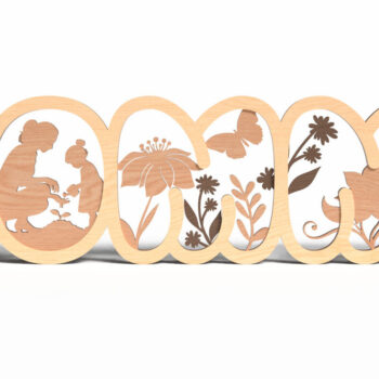 Intra απο ξύλο plywood 3mm-4mm πάχος Mother;'s Day Δίασταση 15x15 cm INTRAFABR-120628699 - Image 8