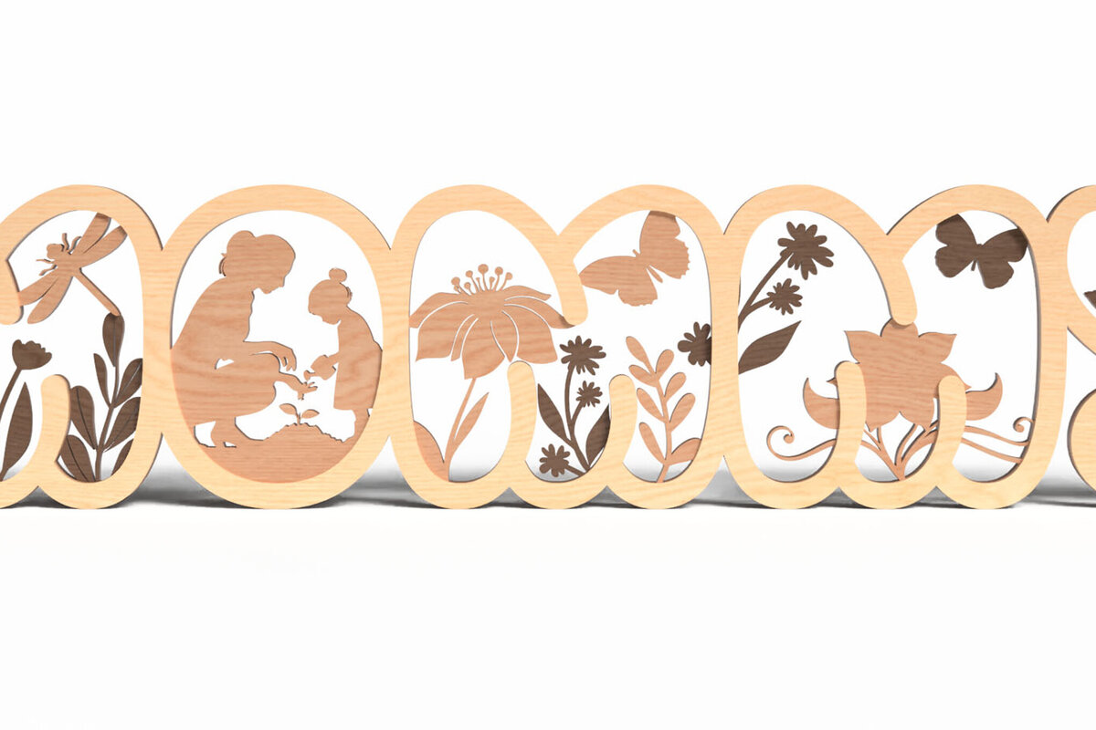 Intra απο ξύλο plywood 3mm-4mm πάχος Mother;'s Day Δίασταση 15x15 cm INTRAFABR-120628699 - Image 8