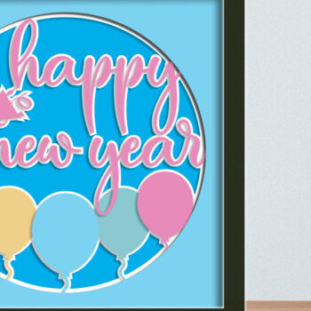 Intra απο ξύλο plywood 3mm-4mm πάχος ΔΕΜΑ | Πρωτοχρονιάτικο Χαρτόκοπο Δίασταση 30x20 cm INTRAFABR-52693858 - Image 3