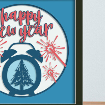 Intra απο ξύλο plywood 3mm-4mm πάχος ΔΕΜΑ | Πρωτοχρονιάτικο Χαρτόκοπο Δίασταση 30x20 cm INTRAFABR-52693858 - Image 4