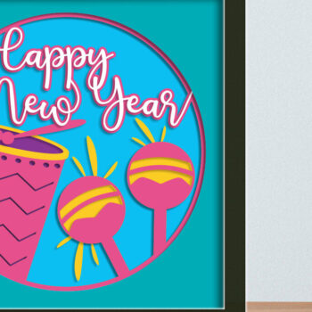 Intra απο ξύλο plywood 3mm-4mm πάχος ΔΕΜΑ | Πρωτοχρονιάτικο Χαρτόκοπο Δίασταση 30x20 cm INTRAFABR-52693858 - Image 5