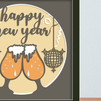 Intra απο ξύλο plywood 3mm-4mm πάχος ΔΕΜΑ | Πρωτοχρονιάτικο Χαρτόκοπο Δίασταση 30x20 cm INTRAFABR-52693858 - Image 9