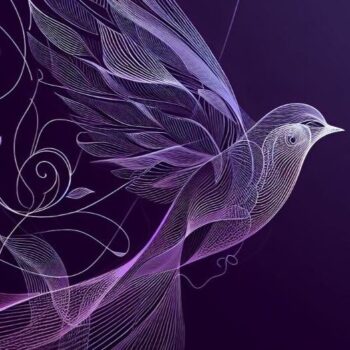 Intra απο ξύλο plywood 3mm-4mm πάχος σιλουέτας πουλιών Δίασταση 8x8 cm INTRAFABR-98023198 - Image 2