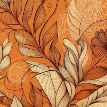 Intra απο ξύλο plywood 3mm-4mm πάχος Μοτίβο δέσμης με φύλλα και αμπέλια Δίασταση 8x8 cm INTRAFABR-98011268 - Image 2