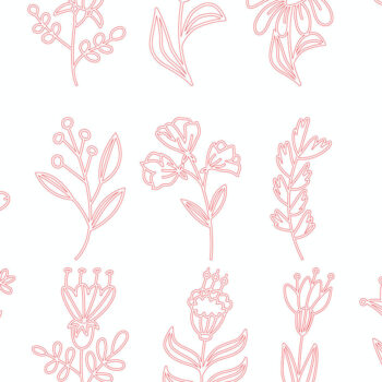 Intra απο ξύλο plywood 3mm-4mm πάχος Wildflowers Cut  Δίασταση 15x15 cm INTRAFABR-114051912 - Image 4