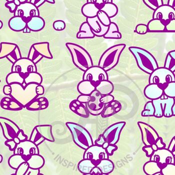 Intra απο ξύλο plywood 3mm-4mm πάχος Το Bunny Cut out Shapes  Δίασταση 15x15 cm INTRAFABR-68350158 - Image 1