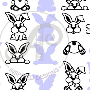 Intra απο ξύλο plywood 3mm-4mm πάχος Το Bunny Cut out Shapes  Δίασταση 15x15 cm INTRAFABR-68350158 - Image 3