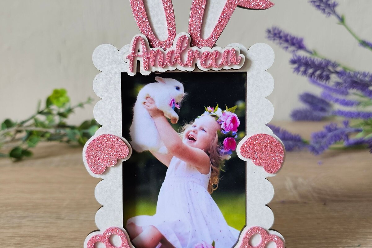 Intra απο ξύλο plywood 3mm-4mm πάχος Bunny Ears Κορνίζα φωτογραφιών | Δίασταση 3x3 cm INTRAFABR-119533593