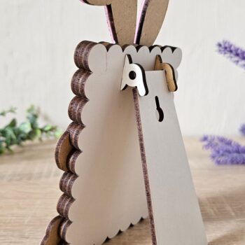 Intra απο ξύλο plywood 3mm-4mm πάχος Bunny Ears Κορνίζα φωτογραφιών | Δίασταση 3x3 cm INTRAFABR-119533593 - Image 2