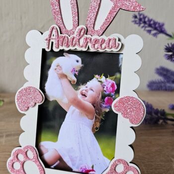 Intra απο ξύλο plywood 3mm-4mm πάχος Bunny Ears Κορνίζα φωτογραφιών | Δίασταση 3x3 cm INTRAFABR-119533593 - Image 4