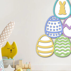Intra απο ξύλο plywood 3mm-4mm πάχος με Tringle Bunny Eggs Δίασταση 15x15 cm INTRAFABR-56160202