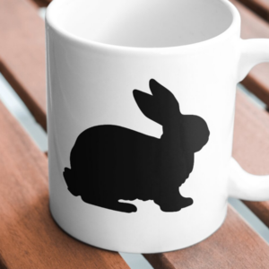 Intra απο ξύλο plywood 3mm-4mm πάχος Bunny | 15 Σιλουέτες κουνελιών Δίασταση 4000x4000 cm INTRAFABR-116963206