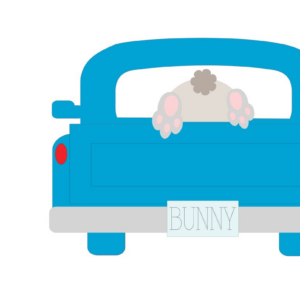 Intra απο ξύλο plywood 3mm-4mm πάχος Bunny Truck Δίασταση 15x15 cm INTRAFABR-26398748