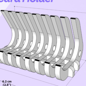 Intra απο ξύλο plywood 3mm-4mm πάχος Κάτοχος επαγγελματικής κάρτας | κοπής με λέιζερ Δίασταση 30x20 cm INTRAFABR-93944584