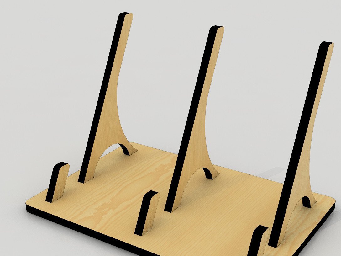 Intra απο ξύλο plywood 3mm-4mm πάχος κοπής με λέιζερ θήκη επαγγελματικής κάρτας Δίασταση 30x20 cm INTRAFABR-39967700 - Image 2