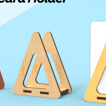 Intra απο ξύλο plywood 3mm-4mm πάχος Κάτοχος επαγγελματικής κάρτας | | Δίασταση 30x20 cm INTRAFABR-93935195 - Image 1