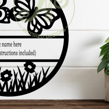 Intra απο ξύλο plywood 3mm-4mm πάχος Πινακίδα ονόματος πεταλούδων Σημάδι κοπής με λέιζερ Δίασταση 6x6 cm INTRAFABR-124951982 - Image 2