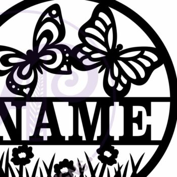 Intra απο ξύλο plywood 3mm-4mm πάχος Πινακίδα ονόματος πεταλούδων Σημάδι κοπής με λέιζερ Δίασταση 6x6 cm INTRAFABR-124951982 - Image 5