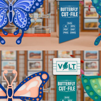 Intra απο ξύλο plywood 3mm-4mm πάχος ΠΕΤΑΛΙΑ 3D Crafting File BNDLE Δίασταση 20x30 cm INTRAFABR-97931600 - Image 1