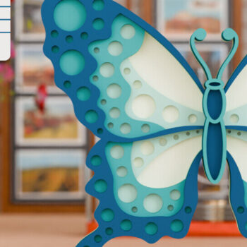 Intra απο ξύλο plywood 3mm-4mm πάχος ΠΕΤΑΛΙΑ 3D Crafting File BNDLE Δίασταση 20x30 cm INTRAFABR-97931600 - Image 2