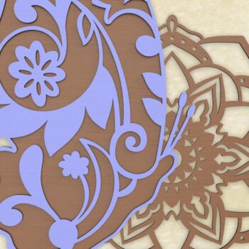 Intra απο ξύλο plywood 3mm-4mm πάχος Πεταλούδα και Μάνταλα Δίασταση 30x30 cm INTRAFABR-37585768 - Image 4