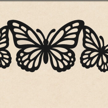 Intra απο ξύλο plywood 3mm-4mm πάχος Βραχιόλι πεταλούδας Cut  Δίασταση 5x5 cm INTRAFABR-120576273 - Image 3