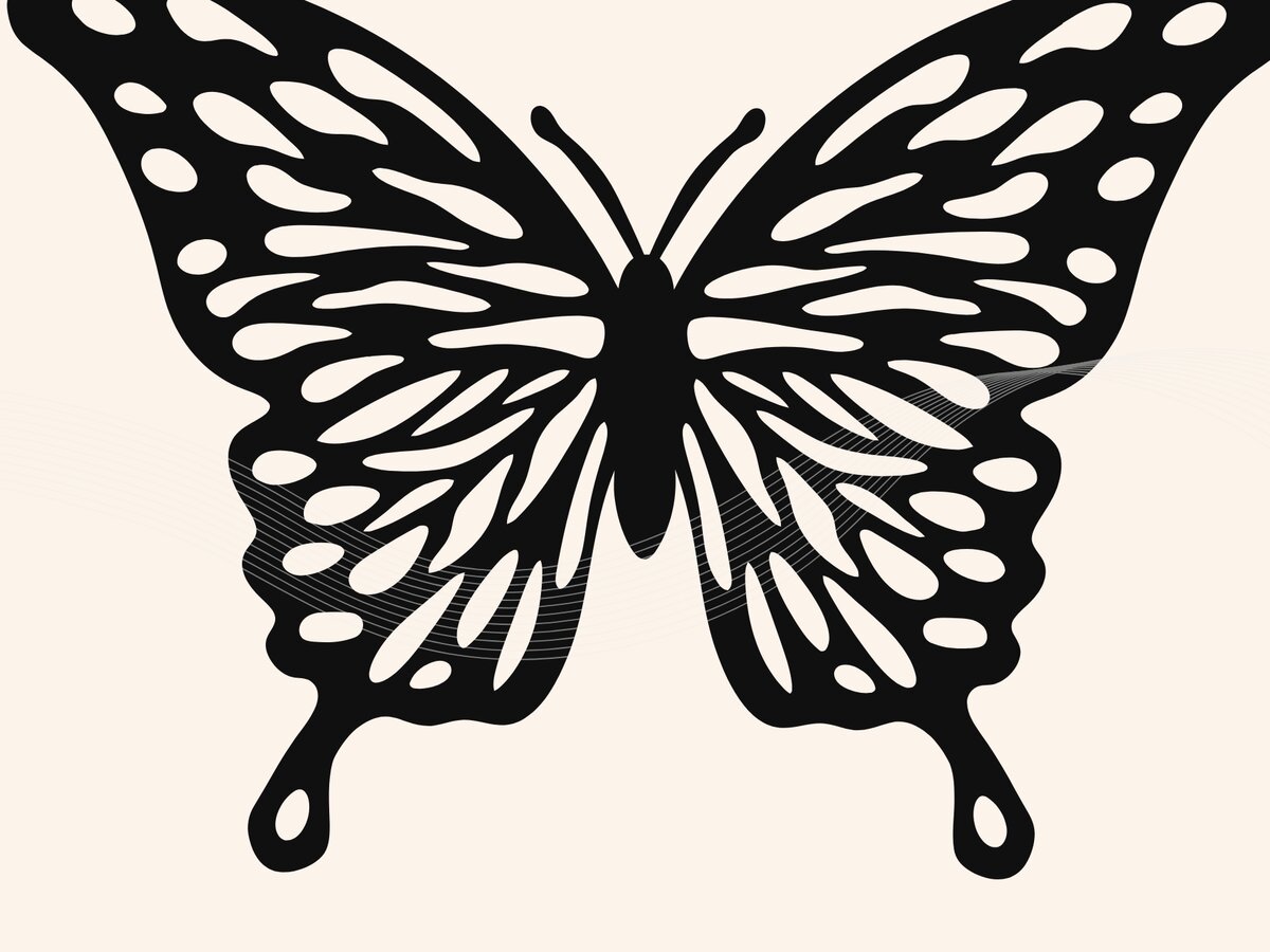 Intra απο ξύλο plywood 3mm-4mm πάχος Butterfly , , , EPS, PDF Δίασταση 40x40 cm INTRAFABR-117428478