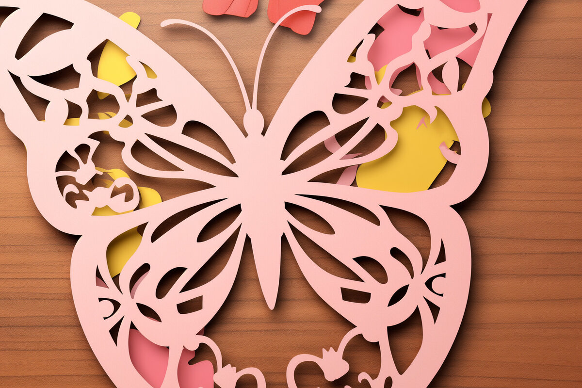 Intra απο ξύλο plywood 3mm-4mm πάχος Πεταλούδα Πασχαλινό Καλάθι Ετικέτες Cut Fil Δίασταση 4x4 cm INTRAFABR-94594694