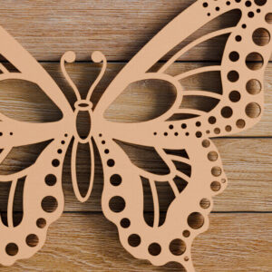 Intra απο ξύλο plywood 3mm-4mm πάχος  πεταλούδας και κοπής CNC Δίασταση 20x30 cm INTRAFABR-98933478 - Image 3