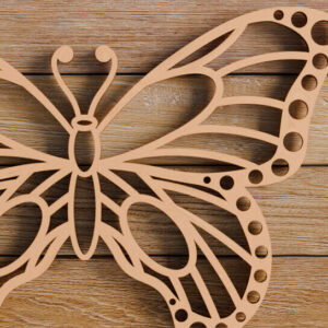Intra απο ξύλο plywood 3mm-4mm πάχος  πεταλούδας και κοπής CNC Δίασταση 20x30 cm INTRAFABR-98933547 - Image 3