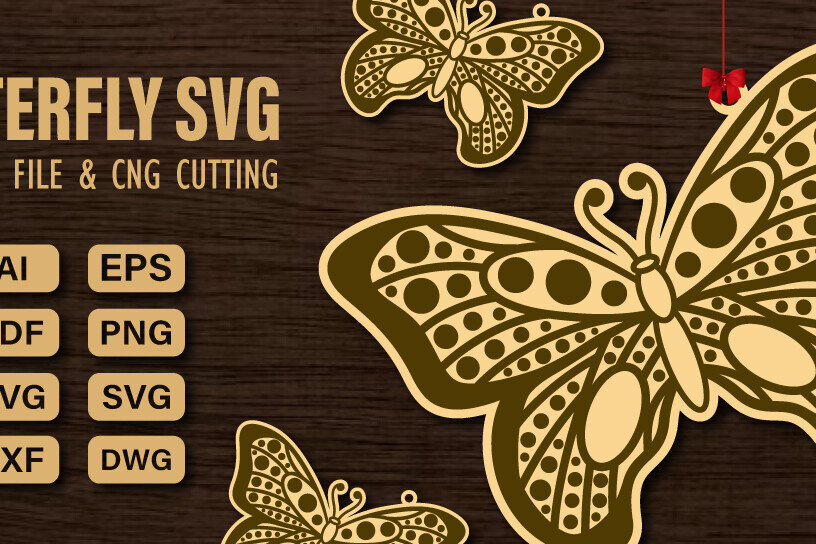 Intra απο ξύλο plywood 3mm-4mm πάχος  πεταλούδας και κοπής CNC Δίασταση 20x30 cm INTRAFABR-98627411