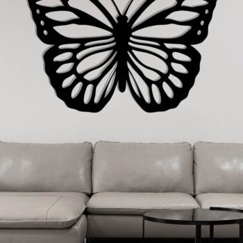 Intra απο ξύλο plywood 3mm-4mm πάχος κοπής με λέιζερ πεταλούδα, πεταλούδα Δίασταση 40x40 cm INTRAFABR-116407172 - Image 3