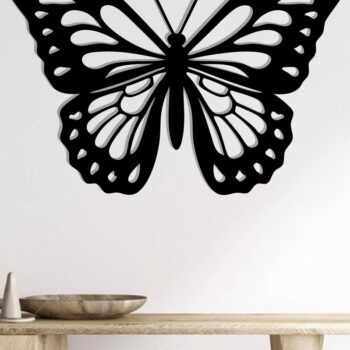 Intra απο ξύλο plywood 3mm-4mm πάχος κοπής με λέιζερ πεταλούδα, πεταλούδα Δίασταση 40x40 cm INTRAFABR-116406814 - Image 1