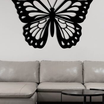 Intra απο ξύλο plywood 3mm-4mm πάχος κοπής με λέιζερ πεταλούδα, πεταλούδα Δίασταση 40x40 cm INTRAFABR-116406814 - Image 2