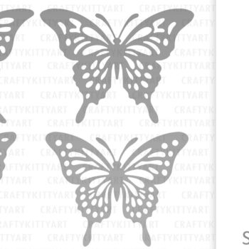 Intra απο ξύλο plywood 3mm-4mm πάχος Δέσμη κοπής χαρτιού με λέιζερ πεταλούδας Δίασταση 30x20 cm INTRAFABR-120288396 - Image 2