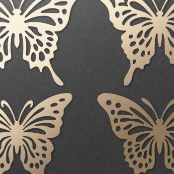 Intra απο ξύλο plywood 3mm-4mm πάχος Δέσμη κοπής χαρτιού με λέιζερ πεταλούδας Δίασταση 30x20 cm INTRAFABR-120288396 - Image 3