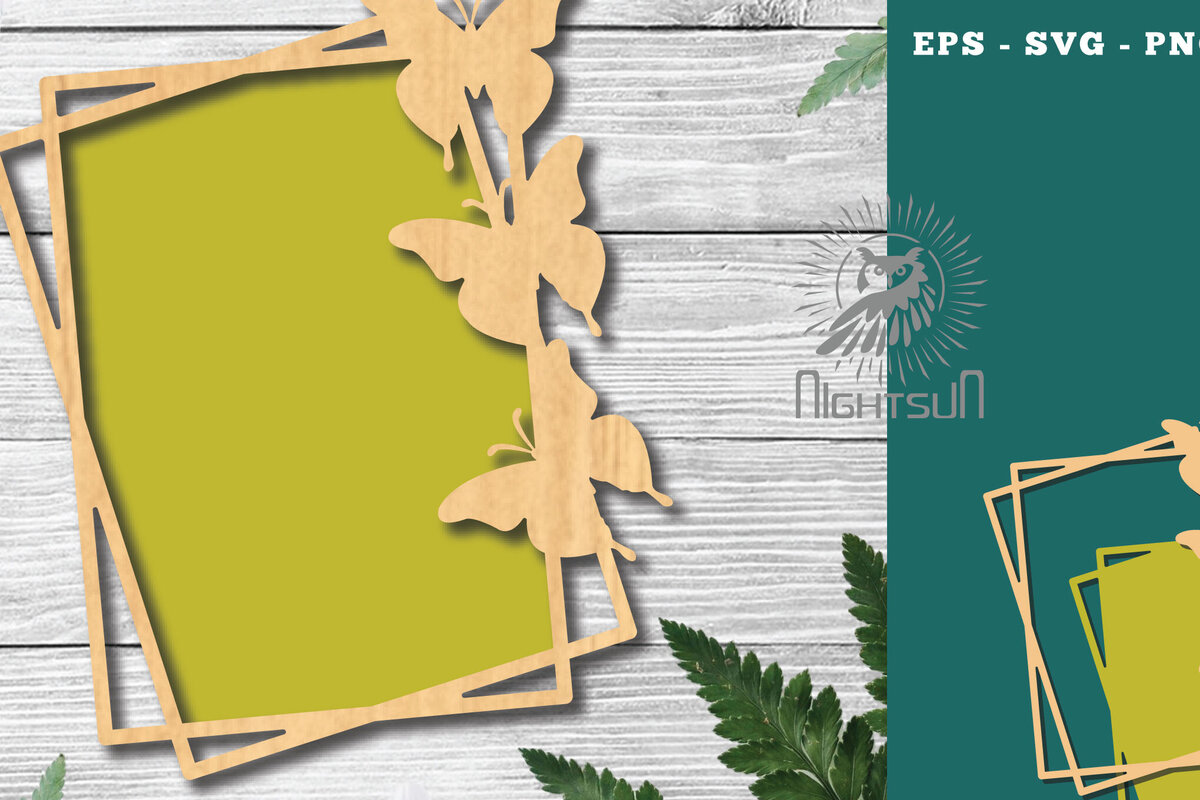 Intra απο ξύλο plywood 3mm-4mm πάχος Πινακίδα κοπής με λέιζερ πεταλούδας 5 Δίασταση 30x20 cm INTRAFABR-123337584