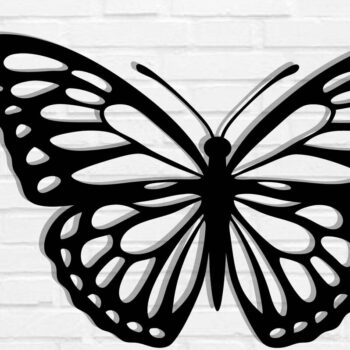Intra απο ξύλο plywood 3mm-4mm πάχος Butterfly Δίασταση 40x40 cm INTRAFABR-116406988 - Image 1