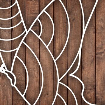 Intra απο ξύλο plywood 3mm-4mm πάχος δέσμης με λέιζερ πεταλούδα/ξύλο Δίασταση 15x15 cm INTRAFABR-39285442 - Image 9