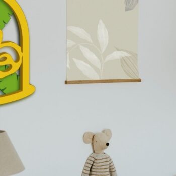 Intra απο ξύλο plywood 3mm-4mm πάχος Τέχνη τοίχου με στρώματα πεταλούδας, Insect Δίασταση 30x20 cm INTRAFABR-90207592 - Image 3