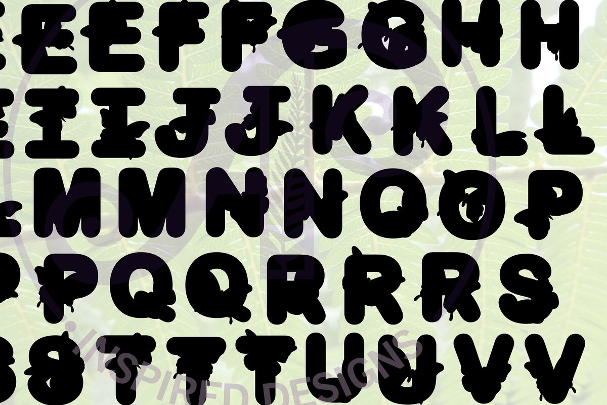 Intra απο ξύλο plywood 3mm-4mm πάχος Butterfly Letters Alphabet 60 Δίασταση 5x5 cm INTRAFABR-68357769 - Image 6